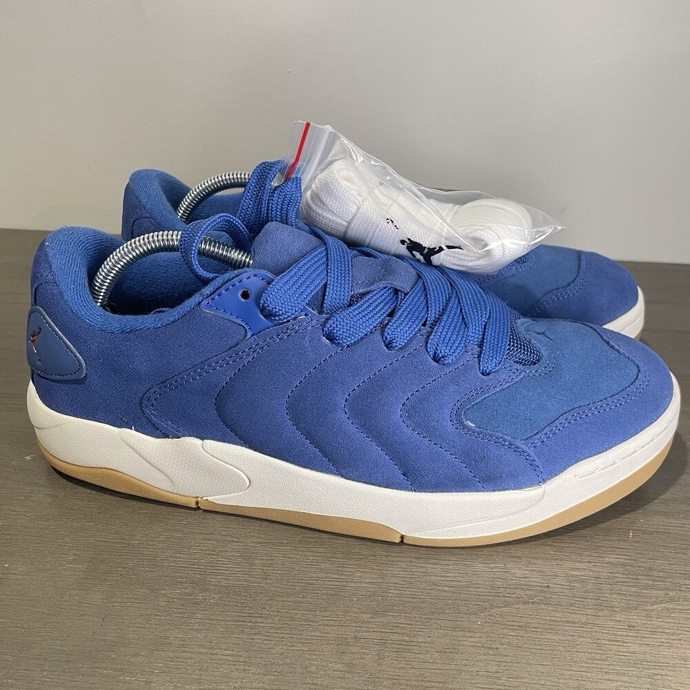 Nike Jordan Mens Size 11.5 Shoes NEW Session Suede IB3731-400 Storm Blue Gum